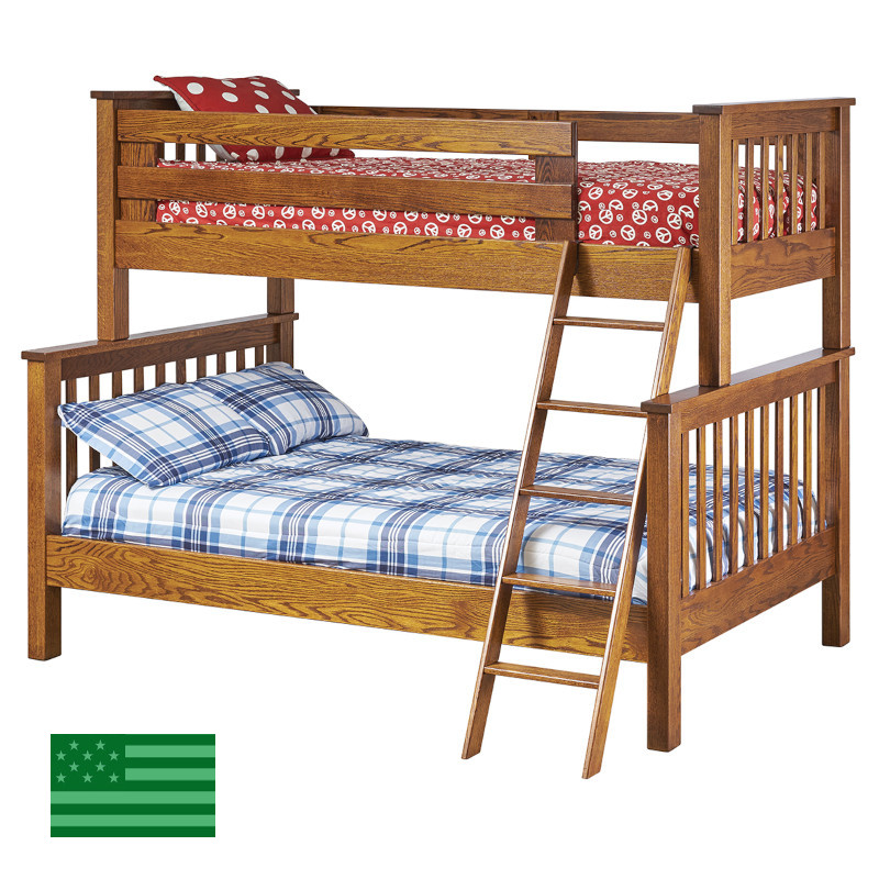 Amish Makenzie Twin over Full Bunk Bed
